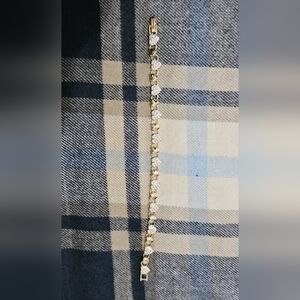 Elegant Gold and Silver Filled Heart Bracelet